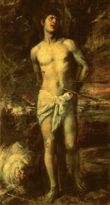 聖セバスチャン、1570年頃 作： Tiziano Vecelli